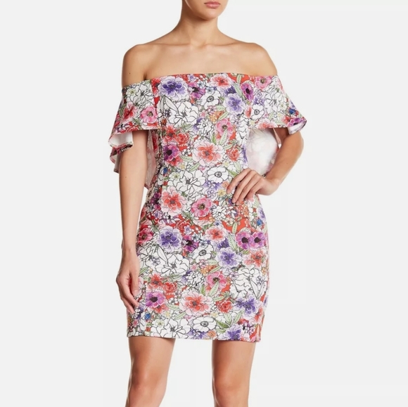 Alexia Admor Floral Off the Shoulder dress - Picture 1 of 6